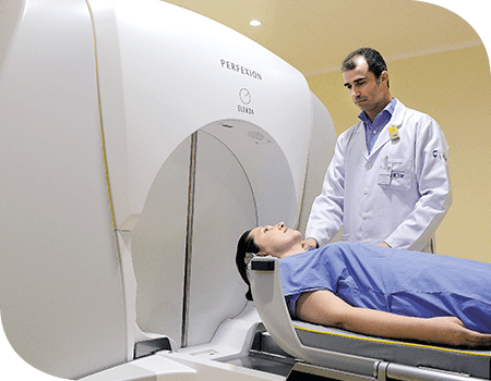 Radiocirurgia de tratamento minimamente invasivo