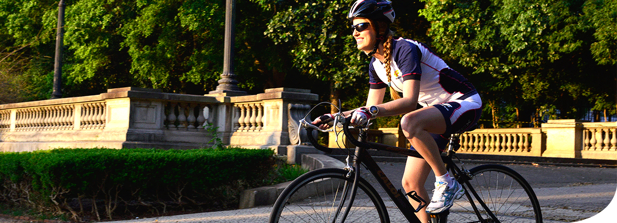 Ciclista Patrícia Fonseca