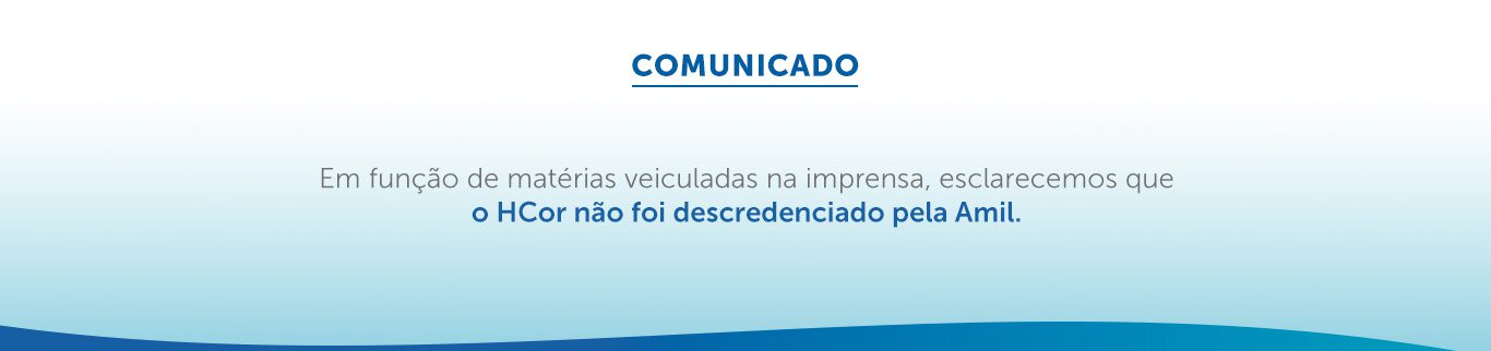 HCor atende pacientes do convênio Amil