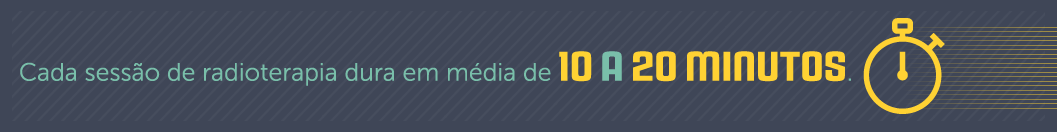 Tempo de duração de uma sessão de radioterapia