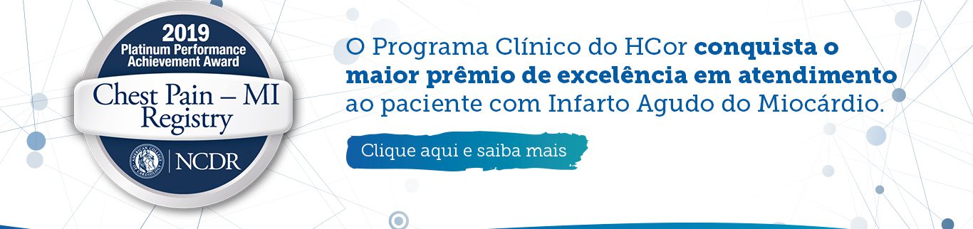 HCor conquista Prêmio de Excelência no atendimento ao paciente com infarto agudo do miocárdio