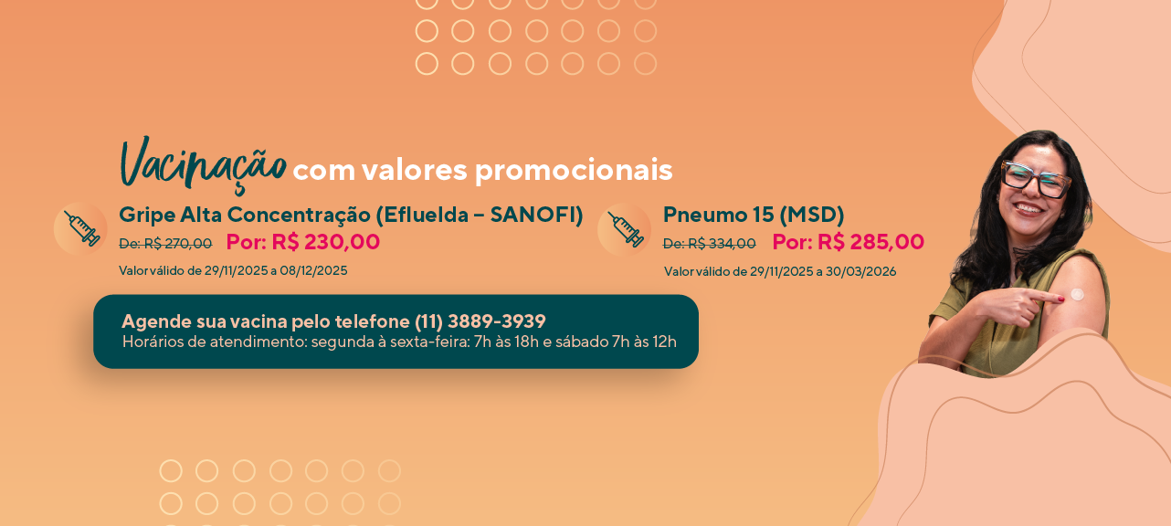 Vacinação oferta